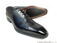 GERODI 本革 ホールカット ビジネスシューズ 黒 3E（EEE）28cm（28.0cm）、28.5cm、29cm（29.0cm）【大きいサイズ（ビッグサイズ）革靴】(PNS-5023-BLK)