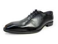 GERODI 本革 ホールカット ビジネスシューズ 黒 3E（EEE）28cm（28.0cm）、28.5cm、29cm（29.0cm）【大きいサイズ（ビッグサイズ）革靴】(PNS-5023-BLK)