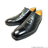 Rinescante Valentiano 本革 内羽根ストレートチップ（キャップトゥ）軽量ビジネスシューズ ワイズ4E（EEEE）黒 27.5cm 28cm（28.0cm）29cm（29.0cm）30cm（30.0cm） 【大きいサイズ（ビッグサイズ）メンズ革靴・紳士靴】(5330k-blk)