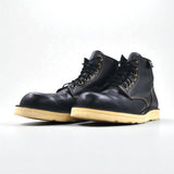 【中古（古着靴）】Danner レースアップブーツ ワークブーツ 27cm Vibramソール ブラック レザー PAULINE D4124