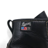 【中古（古着靴）】Danner レースアップブーツ ワークブーツ 27cm Vibramソール ブラック レザー PAULINE D4124