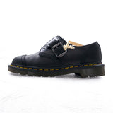 【中古（古着靴）】Dr.Martens ベルト ドレスシューズ 26cm ブラック スムースレザー QUYNN LOW BUCKLE LEATHER SHOES 25603001