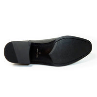 PARASHOE 本革 内羽根ストレートチップ シークレットヒールアップ（身長＋4.5cm）ビジネスシューズ 黒 3E 24～30cm／マッケイ製法・革靴・日本製】 (PS-H1110-BLK)