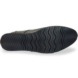PARASHOE 本革 プレーントゥ 厚底ビジネスシューズ（ビジネススニーカー・ドレススニーカー・ポストマンシューズ）ワイズ3E 黒【メンズ革靴・ビジカジ紳士靴・オフィスカジュアル／大きいサイズ・小さいサイズ対応】(PS-1821-BLK)