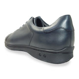 PARASHOE 本革 レザースニーカー ワイズ幅広3E（EEE）～4E（EEEE）ネイビー（紺色）【メンズ革靴・カジュアルシューズ・ビジネスカジュアル（ビジカジ）紳士靴・ドレススニーカー・ビジネススニーカー・オフィスカジュアル／大きいサイズ（ビッグサイズ）27.5cm、28cm、29cm、30cm あり】(PS-2701-NV)