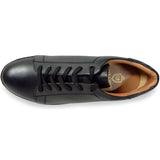 【SALE】PARASHOE 本革 レザースニーカー ワイズ幅広3E（EEE）～4E（EEEE）黒（ブラック）メッシュライニング 【メンズ革靴・カジュアルシューズ・ビジネスカジュアル（ビジカジ）紳士靴・ドレススニーカー・ビジネススニーカー・オフィスカジュアル】(PS-2701BG-BLK)
