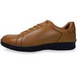 【SALE】PARASHOE 本革 レザースニーカー ワイズ幅広3E（EEE）～4E（EEEE）茶色（ブラウン）メッシュライニング 【メンズ革靴・カジュアルシューズ・ビジネスカジュアル（ビジカジ）紳士靴・ドレススニーカー・ビジネススニーカー・オフィスカジュアル】(PS-2701BG-BRN)