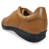 【SALE】PARASHOE 本革 レザースニーカー ワイズ幅広3E（EEE）～4E（EEEE）茶色（ブラウン）メッシュライニング 【メンズ革靴・カジュアルシューズ・ビジネスカジュアル（ビジカジ）紳士靴・ドレススニーカー・ビジネススニーカー・オフィスカジュアル】(PS-2701BG-BRN)
