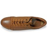 【SALE】PARASHOE 本革 レザースニーカー ワイズ幅広3E（EEE）～4E（EEEE）茶色（ブラウン）メッシュライニング 【メンズ革靴・カジュアルシューズ・ビジネスカジュアル（ビジカジ）紳士靴・ドレススニーカー・ビジネススニーカー・オフィスカジュアル】(PS-2701BG-BRN)