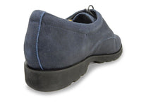 匠（TAKASHI）本革スエード プレーントゥビジネスカジュアルシューズ Gワイズ（6E）紺色［革靴・大きいサイズ 27.5cm、28cm、28.5cm、29cm、30cm 有］(PTT24V-NV)