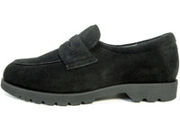 匠（TAKASHI）本革スエード ローファー ビジネスカジュアルシューズ Gワイズ（6E）黒［革靴・大きいサイズ 27.5cm、28cm、28.5cm、29cm、30cm 有］(PTT25V-BLK)