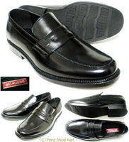 BELOUOMO ローファー ビジネスシューズ 黒 ワイズ4E（EEEE） 28cm、29cm、30cm【大きいサイズ（ビッグサイズ）メンズ紳士靴】(1007k-blk)