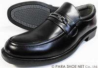 SLOVGH ビットローファー ビジネスシューズ 黒 3E（EEE） 28cm、29cm、30cm【大きいサイズ（ビッグサイズ）メンズ紳士靴】 (20302k-blk)
