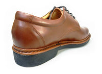 Rinescante Valentiano 本革 プレーントウ ビジネスシューズ ワイズ4E（EEEE）茶色 23cm、23.5cm、24cm【小さいサイズ 革靴・紳士靴】(3023lbr)