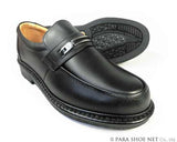 Rinescante Valentiano 本革 ビットローファー ビジネスシューズ ワイズ4E（EEEE）黒 27.5cm 28cm【大きいサイズ（ビッグサイズ）革靴（PSN-3716K-BLK）