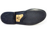 Rinescante Valentiano 本革スウェード モンクストラップ ビジネスシューズ 黒 4E（EEEE）24cm（24.0cm）【小さいサイズ 革靴】(PSN-3822S-BLK)