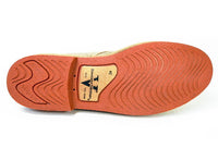 Rinescante Valentiano 本革スウェード モンクストラップビジネスシューズ ダークベージュ（レンガソール）4E 27.5cm、28cm［大きいサイズ靴］(3822K-DVG-RED)