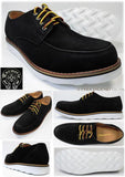 Tumeric Uチップ カジュアルシューズ 黒（ブラック）ワイズ3E(EEE) 28cm、29cm、30cm【大きいサイズ（ビッグサイズ/キングサイズ）メンズ紳士靴】(psn7621k-blk)