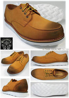 Tumeric Uチップ カジュアルシューズ キャメル ワイズ3E(EEE) 28cm、29cm、30cm【大きいサイズ（ビッグサイズ/キングサイズ）メンズ紳士靴】(psn7621k-cam)
