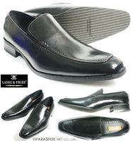 LASSU＆FRISS ヴァンプスリッポン ビジネスシューズ 黒 ワイズ3E 27.5cm、28cm、28.5cm、29cm、30cm【大きいサイズ（ビッグサイズ）紳士靴】(MS940-BLK)