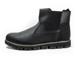 Dect サイドゴアブーツ（防水・防滑ソール） 黒 3E（EEE）28cm、29cm【大きいサイズ（ビッグサイズ）メンズ カジュアルシューズ 紳士靴】（pacc2019-blk）