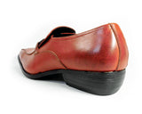 Gixxay 本革 ビットローファー ビジネスシューズ アンティーク茶色 ワイズ3E（EEE）28cm（28.0cm）29cm（29.0cm）【大きいサイズ（ビッグサイズ）革靴】（2856-br）