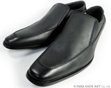 Gixxay 本革 ヴァンプ ビジネスシューズ アンティーク黒 ワイズ3E（EEE）28cm（28.0cm）29cm（29.0cm）【大きいサイズ（ビッグサイズ）革靴・紳士靴】（2857-blk）