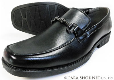 DECT ビットローファー ビジネスシューズ 黒 ワイズ4E（EEEE） 27.5cm、28cm、29cm【大きいサイズ（ビッグサイズ）メンズ紳士靴】(PACC-311-BLK)