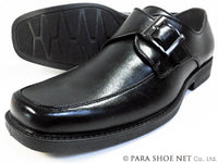 DECT モンクストラップ ビジネスシューズ 黒 ワイズ4E（EEEE） 27.5cm、28cm、29cm【大きいサイズ（ビッグサイズ）メンズ紳士靴】(PACC-312-BLK)