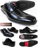 SABLINA VALENTINO スワールモカ ビジネスサンダル（ビジネススリッパ）3E（EEE）黒［メンズ紳士靴/大きいサイズ 27.5cm、28cm（28.0cm）あり］(acc580-blk)