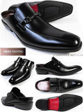 SABLINA VALENTINO ビット ビジネスサンダル（ビジネススリッパ） 3E（EEE） 黒［メンズ紳士靴/大きいサイズ 27.5cm、28cm（28.0cm）あり］(acc590-blk)