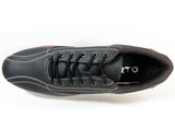 LiBERTO（EDWIN）レザースニーカー（4cm防水・防滑ソール）カジュアルシューズ ネイビー 3E（EEE）28cm、29cm【大きいサイズ（ビッグサイズ）紳士靴】（PACC-60647-NV）