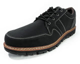 LiBERTO（EDWIN）レザースニーカー（防水・防滑ソール）カジュアルシューズ 黒 ワイズ3E（EEE）28cm、29cm【大きいサイズ（ビッグサイズ）紳士靴】（PACC-60648-BLK）