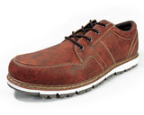 LiBERTO（EDWIN）レザースニーカー（防水・防滑ソール）カジュアルシューズ キャメル（茶色）3E 28cm、29cm【大きいサイズ（ビッグサイズ）紳士靴】（PACC-60648-CAM）