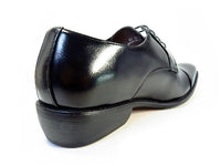 SABLINA VALENTINO 外羽根ストレートチップ ビジネスシューズ 黒 ワイズ3E（EEE） 28cm、29cm【大きいサイズ（ビッグサイズ）紳士靴】(pacc87-blk)