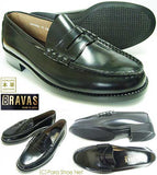 BRAVAS（MoonStar）本革 メンズ ローファー 黒 ワイズ3E（EEE）21cm～30cm［学生靴・通学靴・紳士靴・大きいサイズ、小さいサイズあり］(BV340a-blk)