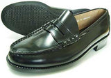 BRAVAS（MoonStar）本革 メンズ ローファー 黒 ワイズ3E（EEE）21cm～30cm［学生靴・通学靴・紳士靴・大きいサイズ、小さいサイズあり］(BV340a-blk)