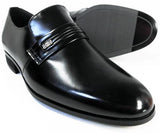 EXCEL 本革プレーンスリッポン ビジネスシューズ＆冠婚葬祭 黒 ワイズ3E（EEE） 23.5cm、24cm、24.5cm /小さいサイズ（スモールサイズ）メンズ革靴・紳士靴 (ex9897bl)