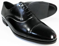 EXCEL 本革 内羽根ストレートチップ ビジネスシューズ＆冠婚葬祭 黒 3E（EEE） 23.5cm、24cm、24.5cm /小さいサイズ（スモールサイズ）メンズ革靴・紳士靴(ex9899bl)