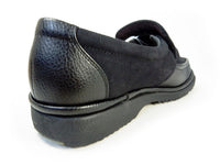 After Golf（アフターゴルフ）スエード モカスリップオン 軽量ビジネスシューズ 黒 ワイズ4E（EEEE）23cm、23.5cm、24cm 【小さいサイズ メンズ紳士靴】(3603-BLK）