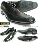 S-MAKE スワールモカ ビジネスシューズ 黒 ワイズ3E(EEE) 27.5cm、28cm、29cm、30cm【大きいサイズ（ビッグサイズ）紳士靴】(pns1201k-blk)