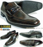 S-MAKE ビットローファー ビジネスシューズ 濃茶 ワイズ3E(EEE) 23cm、23.5cm、24cm【小さいサイズ（スモールサイズ）紳士靴】(ns1202s-dbr)