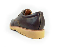 CAP STONE プレーントゥ 厚底・防水 ビジネスカジュアルシューズ ダークブラウン 3E（EEE）28cm、29cm、30cm【大きいサイズ（ビッグサイズ）紳士靴】(PNS-9003-DBR)