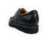 CAP STONE Uチップ 厚底・防水 ビジネスカジュアルシューズ 黒 ワイズ3E（EEE）28cm、29cm、30cm【大きいサイズ（ビッグサイズ）メンズ紳士靴】(PNS-9004-BLK)