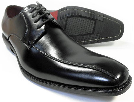 SABLINA VALENTINO スワールモカ ビジネスシューズ 黒 ワイズ3E（EEE） 28cm、29cm【大きいサイズ（ビッグサイズ）メンズ紳士靴】(pacc85-blk)