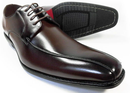 SABLINA VALENTINO スワールモカ ビジネスシューズ 濃茶 ワイズ3E（EEE） 28cm、29cm【大きいサイズ（ビッグサイズ）メンズ紳士靴】(pacc85-dbr)