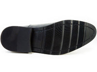 PARASHOE 本革 内羽根ストレートチップ シークレットヒールアップ ビジネスシューズ 黒 22cm、22.5cm、23cm、23.5cm、24cm【小さいサイズ 革靴】（PS1701S-BLK）