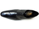 PARASHOE 本革ウィングチップビジネスシューズ 黒 4E 27.5cm、28cm、28.5cm、29cm、29.5cm、30cm、31cm、32cm【大きいサイズ革靴】（PS1807-BLK）