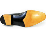 PARASHOE ハンドソーンウェルト製法 2アイレットプレーントゥ ビジネスシューズ 黒 22cm～30cm ワイズ 2E（EE）～3E（EEE）【革靴・日本製】(PSY-1031-blk)