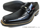 TAKEZO ビットローファースリッポン 防水ビジネスシューズ 黒 ワイズ3E（EEE）27.5cm、28cm、29cm【大きいサイズ（ビッグサイズ）メンズ紳士靴】(PTK-193-BLK)
